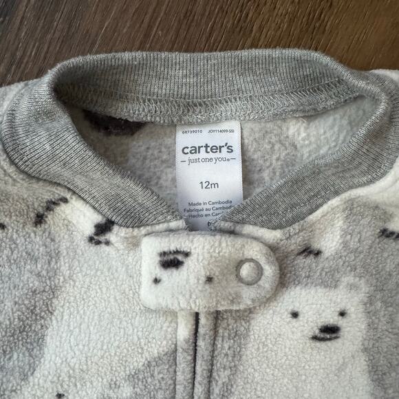 Bundle of Baby Boy Cool Weather Pajamas/PJs: Gap and Carter's, 2 Pair. - Picture 3 of 5